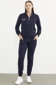 Fermuarlı Jogger Eşofman Takım - Lacivert thumbnail 1