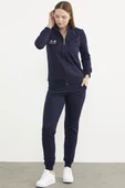 Fermuarlı Jogger Eşofman Takım - Lacivert thumbnail 4