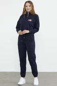 Jogger Dik Yaka Eşofman Takım - Lacivert thumbnail 2