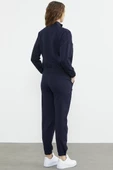 Jogger Dik Yaka Eşofman Takım - Lacivert thumbnail 6