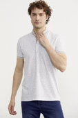 Polo Yaka Slim Fit Desenli Tişört - Yeşil - 2