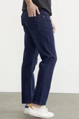 Skinny Fit Normal Bel Jean Pantolon - Koyu Mavi - 5