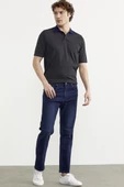Skinny Fit Normal Bel Jean Pantolon - Koyu Mavi - 2