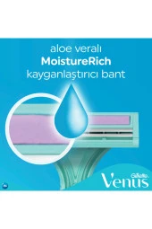 Gillette Simply Venus 2 Kullan At 4'lü Tıraş Bıçağı thumbnail 4