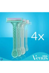 Gillette Simply Venus 2 Kullan At 4'lü Tıraş Bıçağı thumbnail 6
