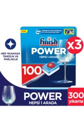 Finish Hepsi Bir Arada Bulaşık Makinesi Tableti 100'lü 3 Adet thumbnail 1