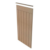 Dekoratif Duvar Paneli ( 54 X 105 Cm ) Boyanabilir Ahşap  Ham Mdf Duvar Paneli - 3