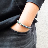 Akik Doğal Taş Erkek Bileklik  EBLK-265 thumbnail 2