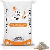 İpek Değirmen 5 KG Tam Buğday Unu Tam Kepekli Şahman Kırmızı Köy Unu - 1