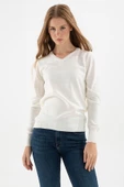 FASHION FRIENDS KADIN V YAKA KAZAK 23K0244K1 - 3