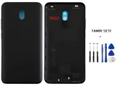 Xiaomi Redmi 8A FULL Kasa Arka Kapak Yan Tuş Takımı SİYAH - TAMİR SETİ - 1