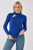 FASHION FRIENDS KADIN PENCERE DETAYLI KAZAK 23K0167K1 - 9