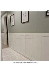 Petels Iskandinav Duvar Çıtası 1 Paket ( 4 Adet )100x8. Dekoratif. Mdf Duvar Çıtası - 6