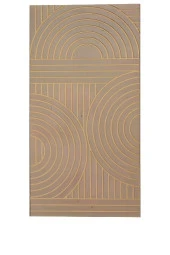 Petels dekoratif Duvar Paneli ( 54 X 105 Cm ) 1 adet Boyanabilir Ahşap Ham Mdf Duvar Paneli - 1