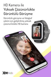 XEE-KIDS 14 AKILLI COCUK TAKIP SAATI SIYAH - 8