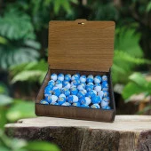 Ozmo Mini Yumurta ( 35 Adet ) Ahşap Hediye Kutusu Sevdiklerinize Hediye Ozmo Mini Eggs Ahşap Kutulu - 2