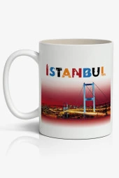 İstanbul Baskılı Kupa Bardak Baskılı Kahve Kupa Bardak-6 - 1