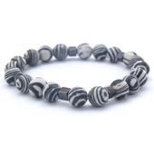 Damarlı Akik Doğal Taş Erkek Bileklik EBLK-316 thumbnail 4