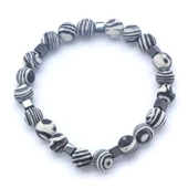 Damarlı Akik Doğal Taş Erkek Bileklik EBLK-316 thumbnail 1