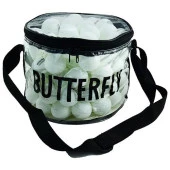 Butterfly 16005B-W Çantalı Masa Tenisi Antrenman Topu 100lü Beyaz - 1