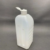 1000 cc Dezenfektan Şişesi - Fliptop (Akıtıcılı)  Kapaklı- 1 Litre  x  1 adet - 1