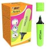Bic Marking Flat Fosforlu Kalem Yeşil 12 Adet - 1