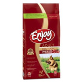 Enjoy Kuzu Etli ve Pirinçli Yetişkin Köpek Maması 10 KG - 1