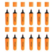 Bic Marking Flat Fosforlu Kalem Turuncu 12 Adet - 5