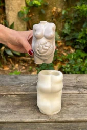 Hamile Kadın Tekli Silikon Mum Kalıbı thumbnail 1