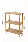 Concept  2 Raflı Balkon Banyo  Kitaplık  Mutfak Dolabı Organizer Ofis Düzenleyici  Ahşap Nature - 6