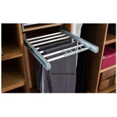 Dolap İçi Teleskopik Raylı Pantolonluk 45 x 47 cm Pantolon Askısı - 3