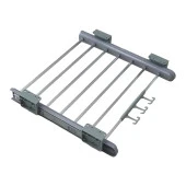 Dolap İçi Teleskopik Raylı Pantolonluk 60 x 47 cm Pantolon Askısı - 1