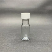 10 cc Pet Şişe - Beyaz Kapaklı - 10 ml Plastik Şişe x 10 Adet - 1