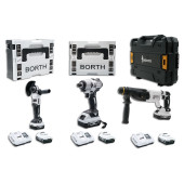 Tan Börth Akülü 3-Lü Set Hilti & Taşlama & Torklu Vidalama - 1