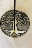 Çubuk Tütsülük İşlemeli Çelik Gümüş Hayat Ağacı Yaşam Ağacı thumbnail 1