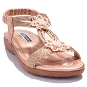 Dagoster DZA07-741724910CN Bej Günlük Ortopedik Kadın sandalet - 1