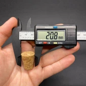 Mantar Tıpa  14mmx21mmx24mm   , Dar Ağızlı Şişeler için  x  10 adet thumbnail 3