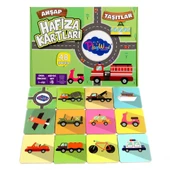 Playwood Ahşap Hafıza Kartları Taşıtlar - 1