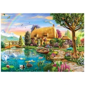 KS Lakeside Cottage 2000 Parça Puzzle - 1