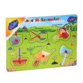 Ahşap Tutmalı Bahçe Malzemeleri Puzzle - 1
