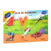Ahşap Tutmalı Bahçe Malzemeleri Puzzle - 2