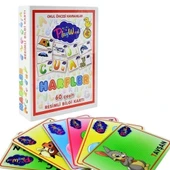 Playwood Eğitici Resimli Bilgi Kartı Harfler - 1