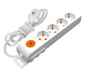 Mutlusan Ri-Tech 4 Lü Topraklı Grup Priz 5 Metre Çocuk Korumalı 4 Lü Uzatıcı - 1