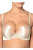 Orkide Kadın Cappucino 2 Beden Büyüten Full Push-up Dolgulu Sihirli Destekli Sütyen Reina - 2