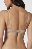 Orkide Kadın Cappucino 2 Beden Büyüten Full Push-up Dolgulu Sihirli Destekli Sütyen Reina - 5