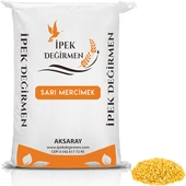 İpek Değirmen 1 KG Yerli Sarı Mercimek Yüksek Proteinli Köy Mercimeği - 1