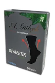 Erkek Bambu Lastiği Sıkmayan Diyabetik Çorap - 3