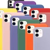 Apple iPhone 11 Kılıf Velvet İçi Kadife Lansman Silikon - 1