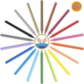Bic Kids Plastidecor Silinebilir Mum Pastel Boya 18 Renk - 4