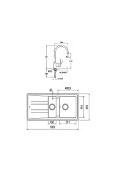 Stone 60 B-tg Beyaz Evye + In 995 Fw Batarya Set - 2